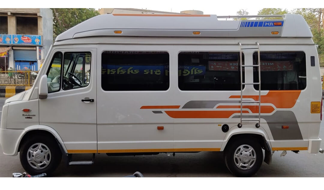 tempo traveller hire in ahmedabad